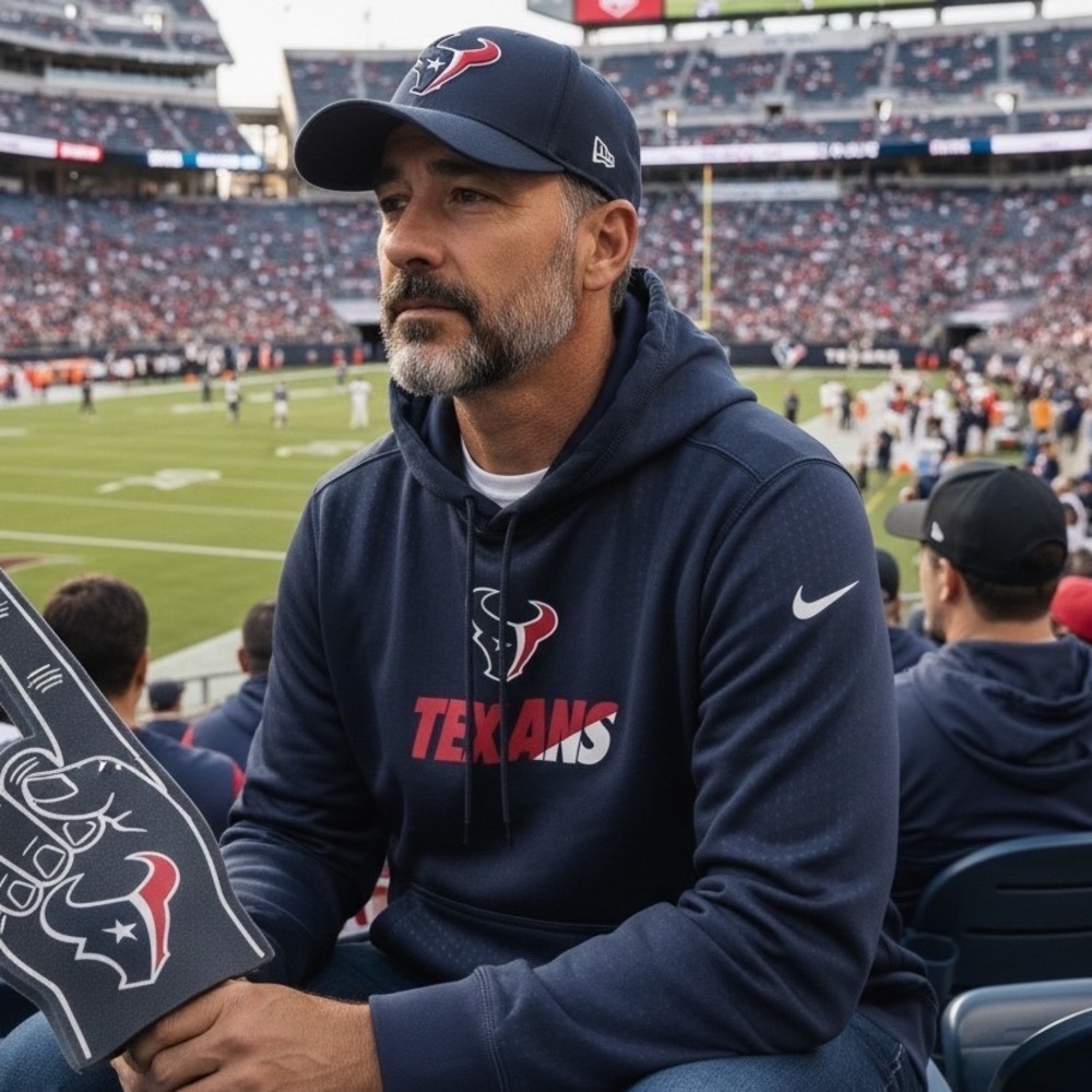 Nike Houston Texans NFL Therma-FIT Hoodie Mens‎ Large Navy Blue Pullover 1772